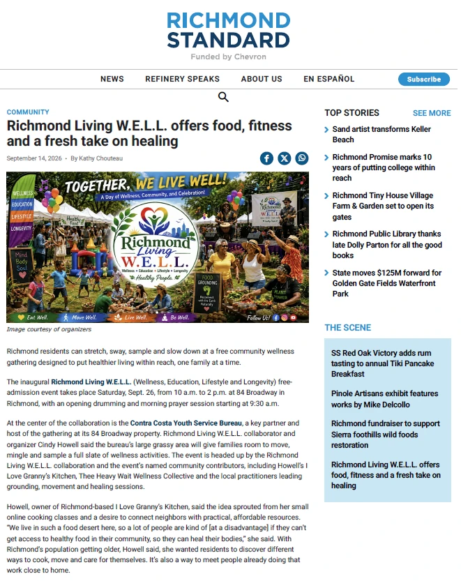 Richmond Standard Article Screenshot