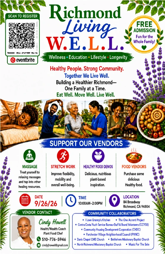 Richmond Living W.E.L.L. 9.26.26 Event Flyer